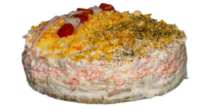 TARTA SALADA BACALAO Salados